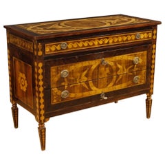 20th Century Inlaid Wood Italian Louis XVI Style Dresser, 1950