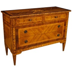 20th Century Inlaid Wood Italian Louis XVI Style Dresser, 1950