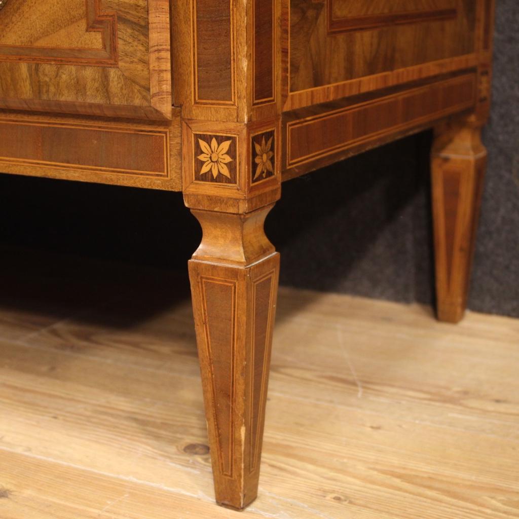 20th Century Inlaid Wood Italian Louis XVI Style Dresser, 1960 7