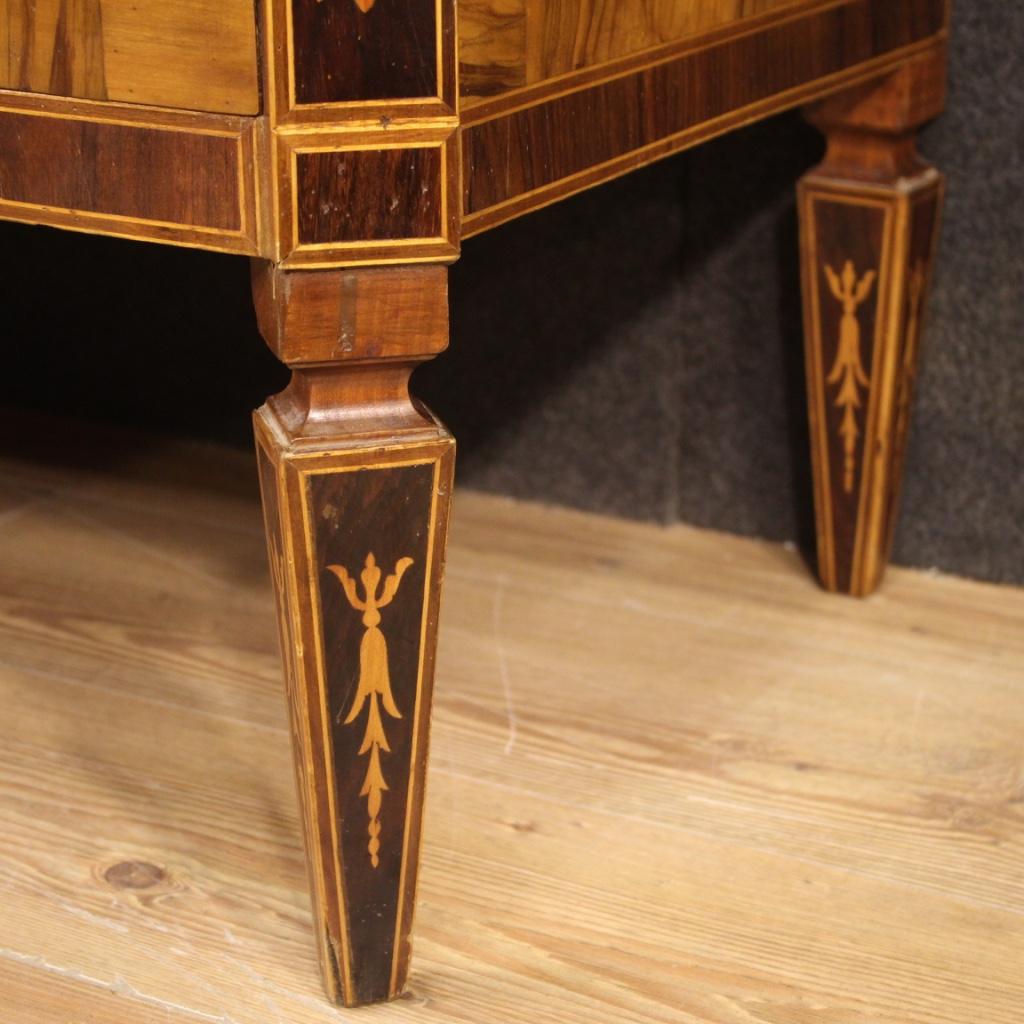 20th Century Inlaid Wood Italian Louis XVI Style Dresser, 1960 8