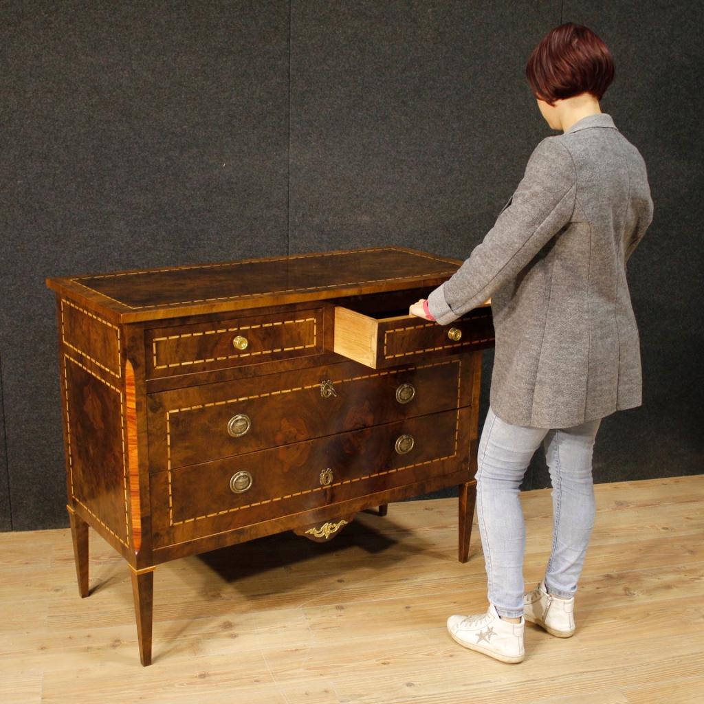 20th Century Inlaid Wood Italian Louis XVI Style Dresser, 1960 7