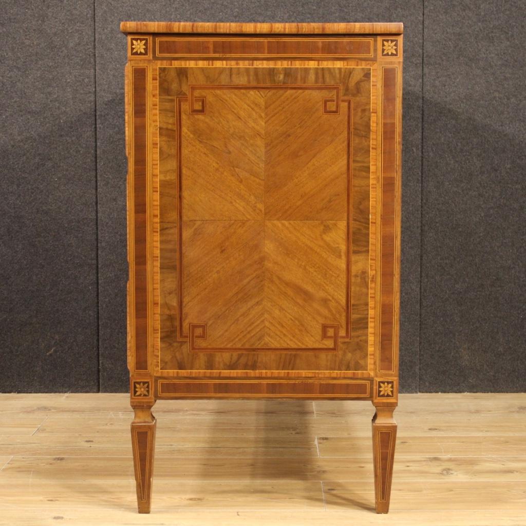 20th Century Inlaid Wood Italian Louis XVI Style Dresser, 1960 4