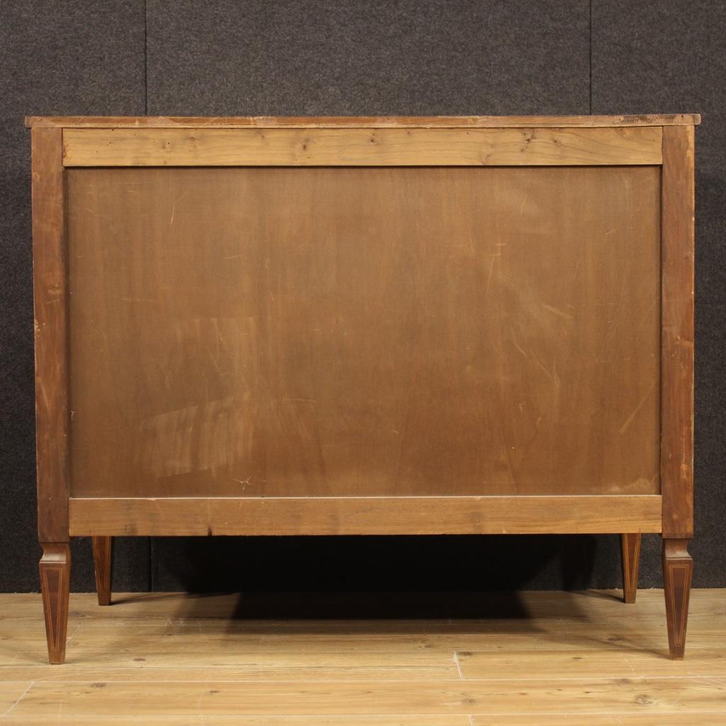 20th Century Inlaid Wood Italian Louis XVI Style Dresser, 1960 5