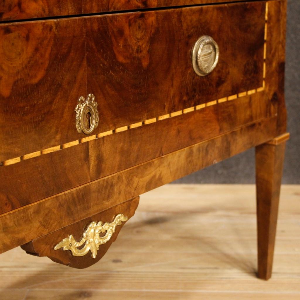 20th Century Inlaid Wood Italian Louis XVI Style Dresser, 1960 4