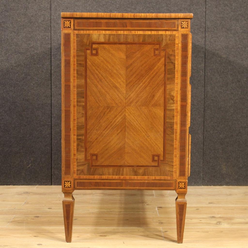 20th Century Inlaid Wood Italian Louis XVI Style Dresser, 1960 6