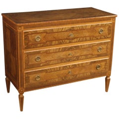 Vintage 20th Century Inlaid Wood Italian Louis XVI Style Dresser, 1960