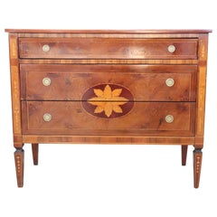 20th Century Inlaid Wood Italian Louis XVI Style Dresser, 1960s