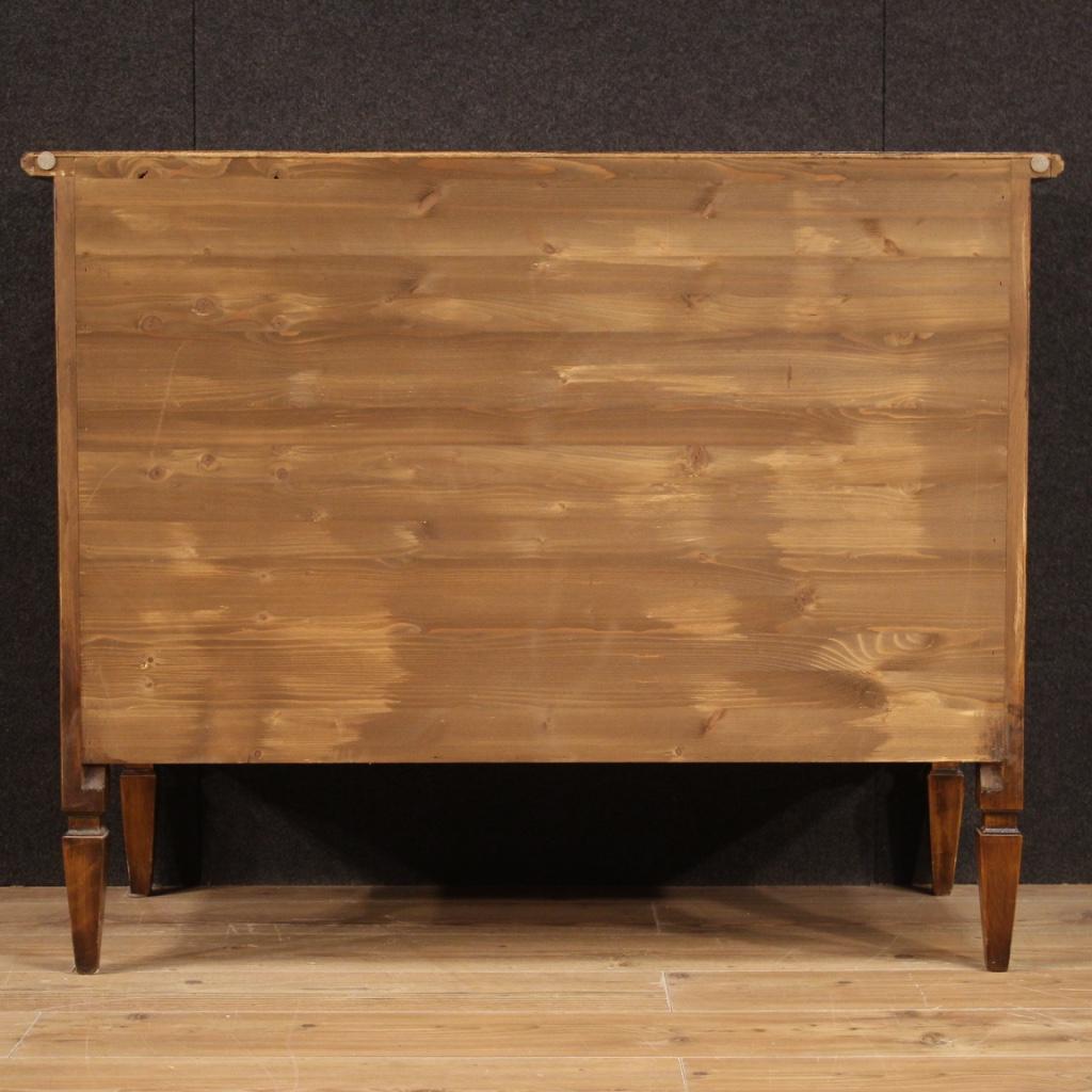 20th Century Inlaid Wood Italian Louis XVI Style Dresser, 1970 5