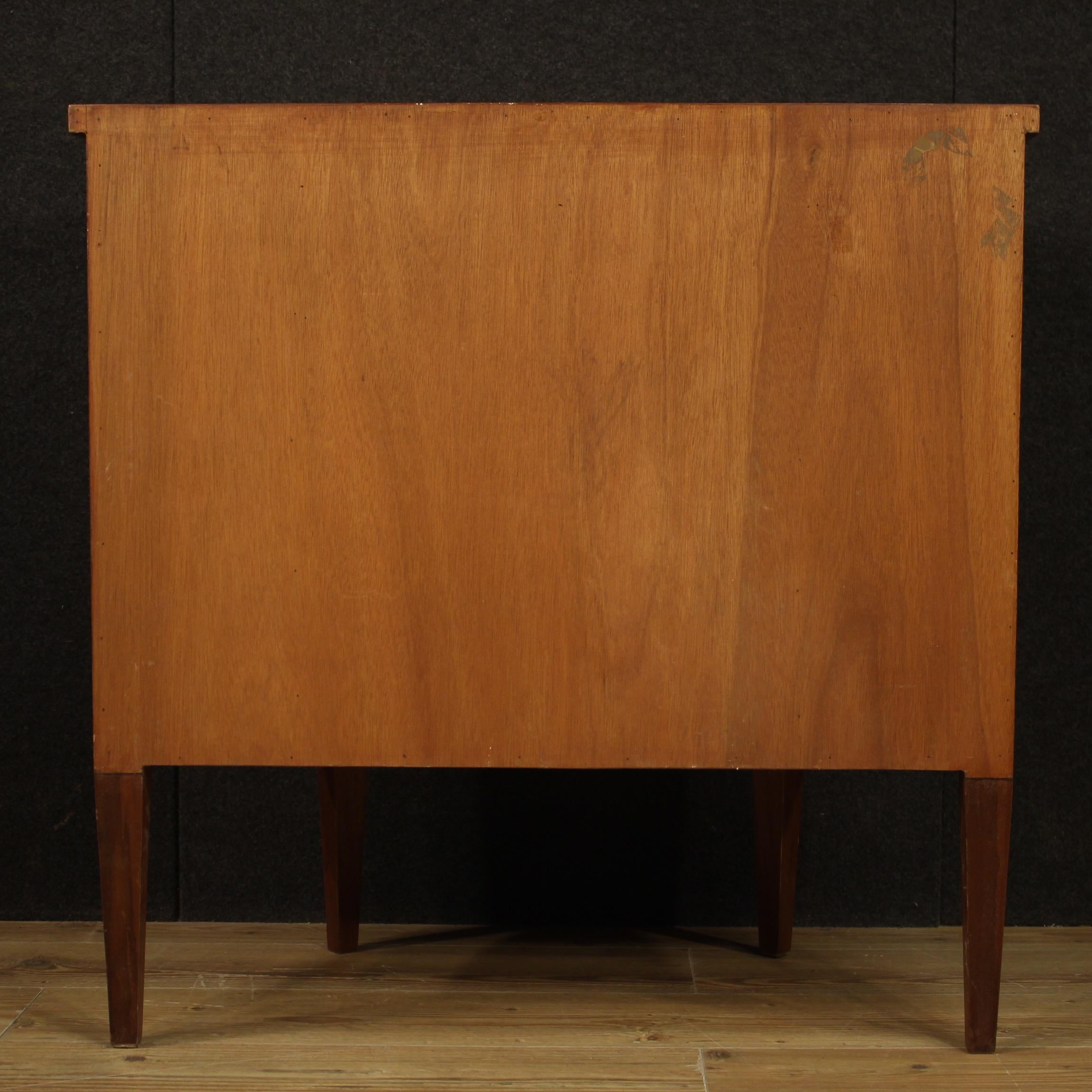 20th Century Inlaid Wood Italian Louis XVI Style Sideboard, 1960 7