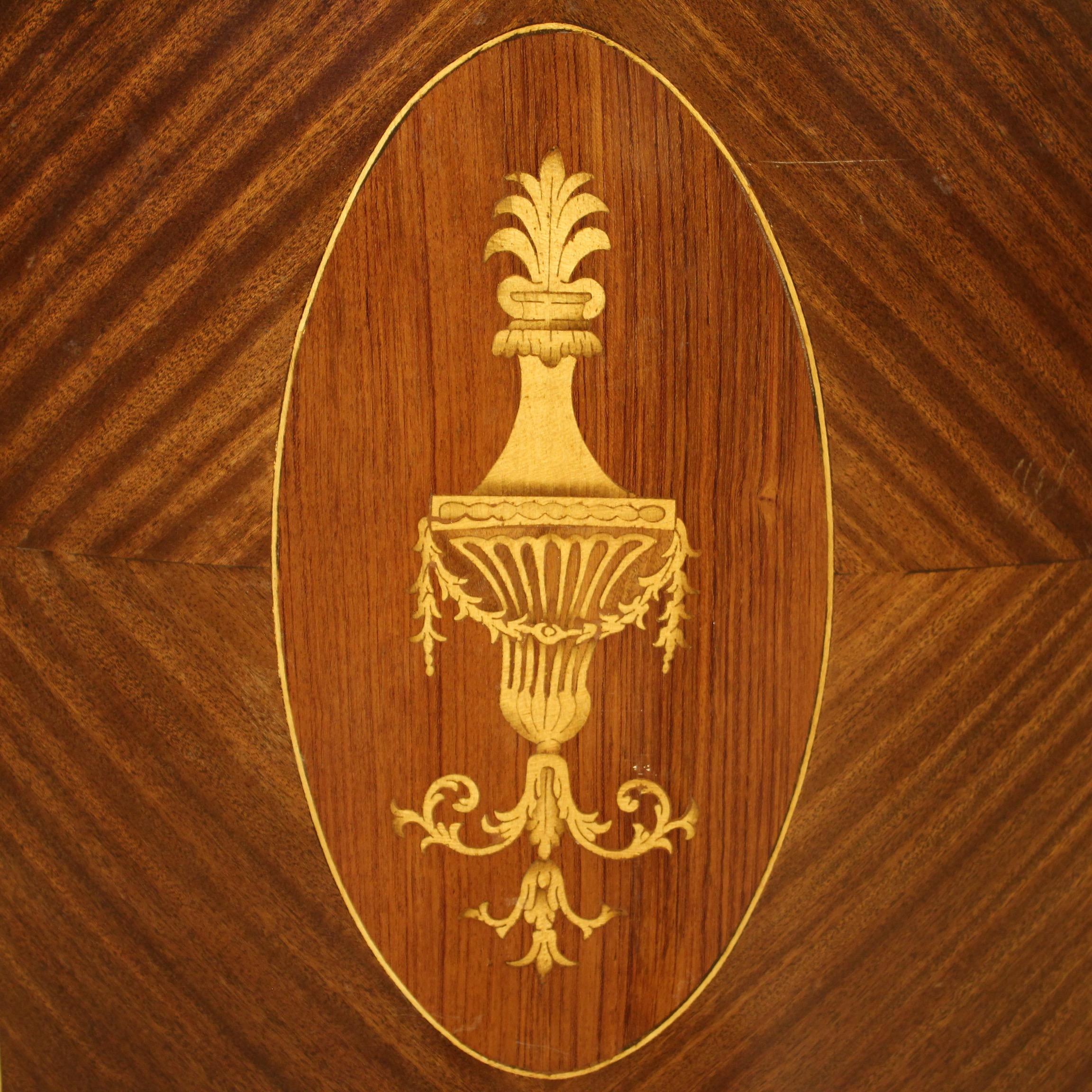 20th Century Inlaid Wood Italian Louis XVI Style Sideboard, 1960 2