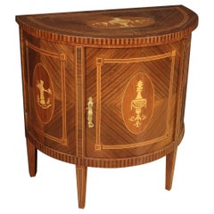 20th Century Inlaid Wood Italian Louis XVI Style Sideboard, 1960