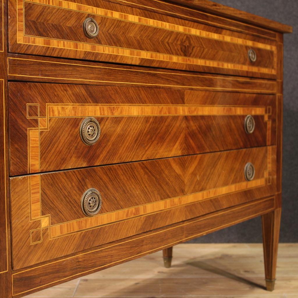 20th Century Inlaid Wood Louis XVI Italian Dresser, 1960 5