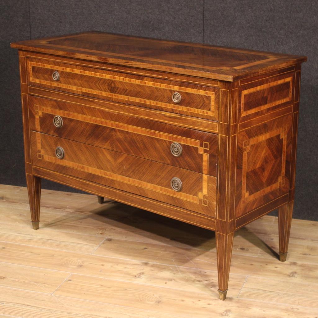 20th Century Inlaid Wood Louis XVI Italian Dresser, 1960 6