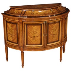 20th Century Inlaid Wood Louis XVI style French Sideboard, 1960