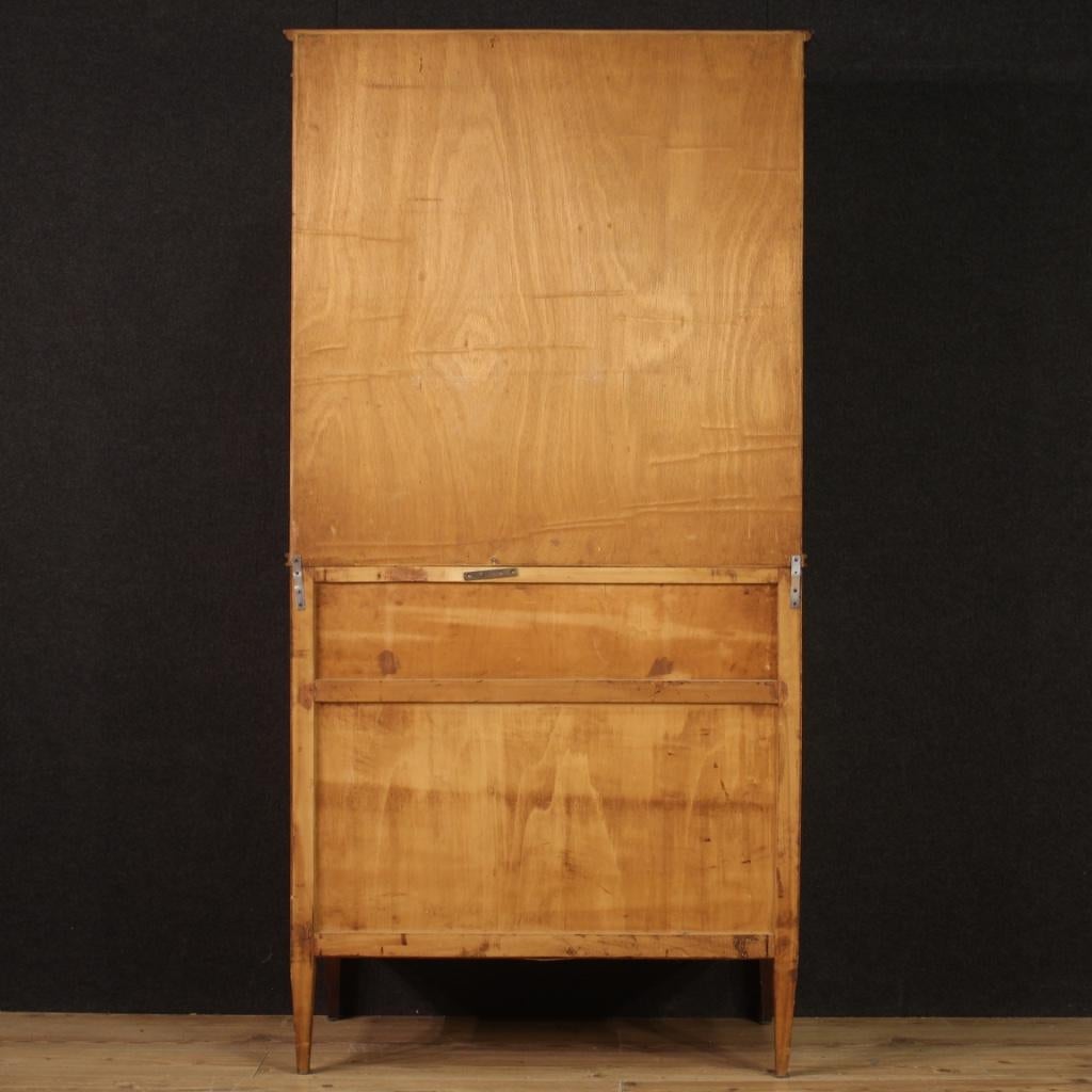 20th Century Inlaid Wood Louis XVI Style Italian Trumeau Desk, 1970 6