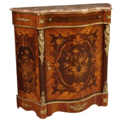 buffet français de style Napoléon III en bois marqueté du 20e siècle, 1960