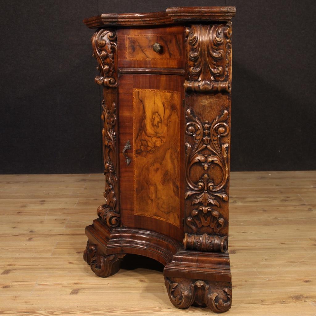 20th Century Inlaid Wood Renaissance Style Italian Sideboard, 1950 7