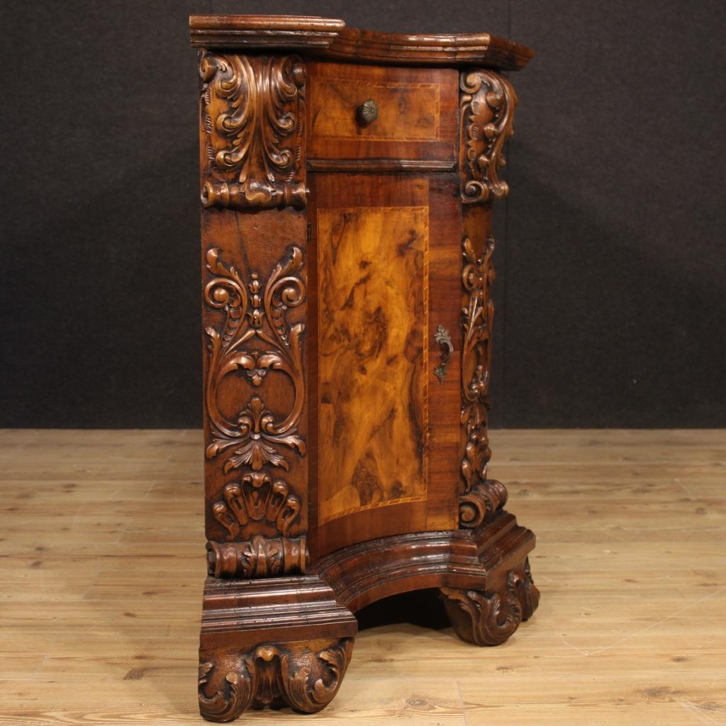 20th Century Inlaid Wood Renaissance Style Italian Sideboard, 1950 5