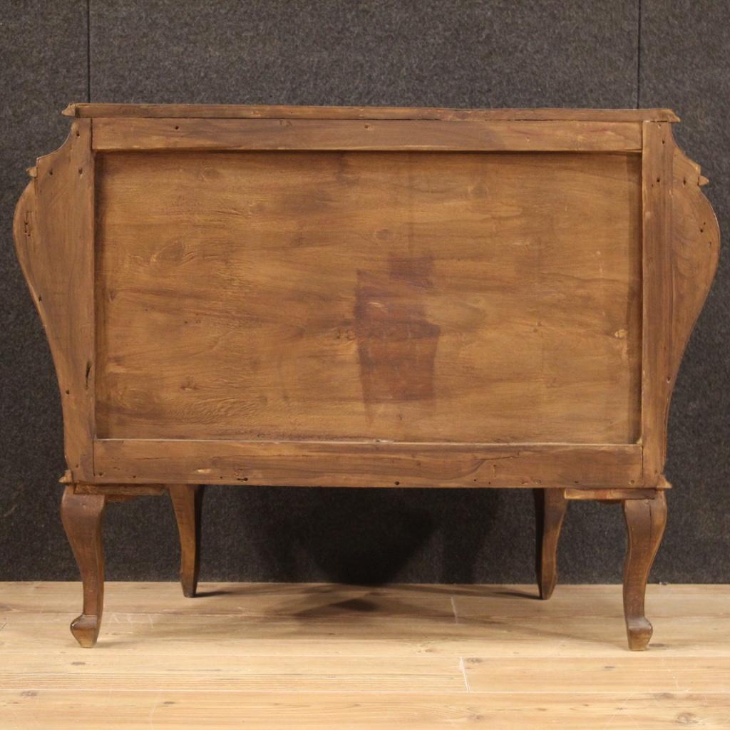 20th Century Inlaid Wood Venetian Dresser, 1950 7