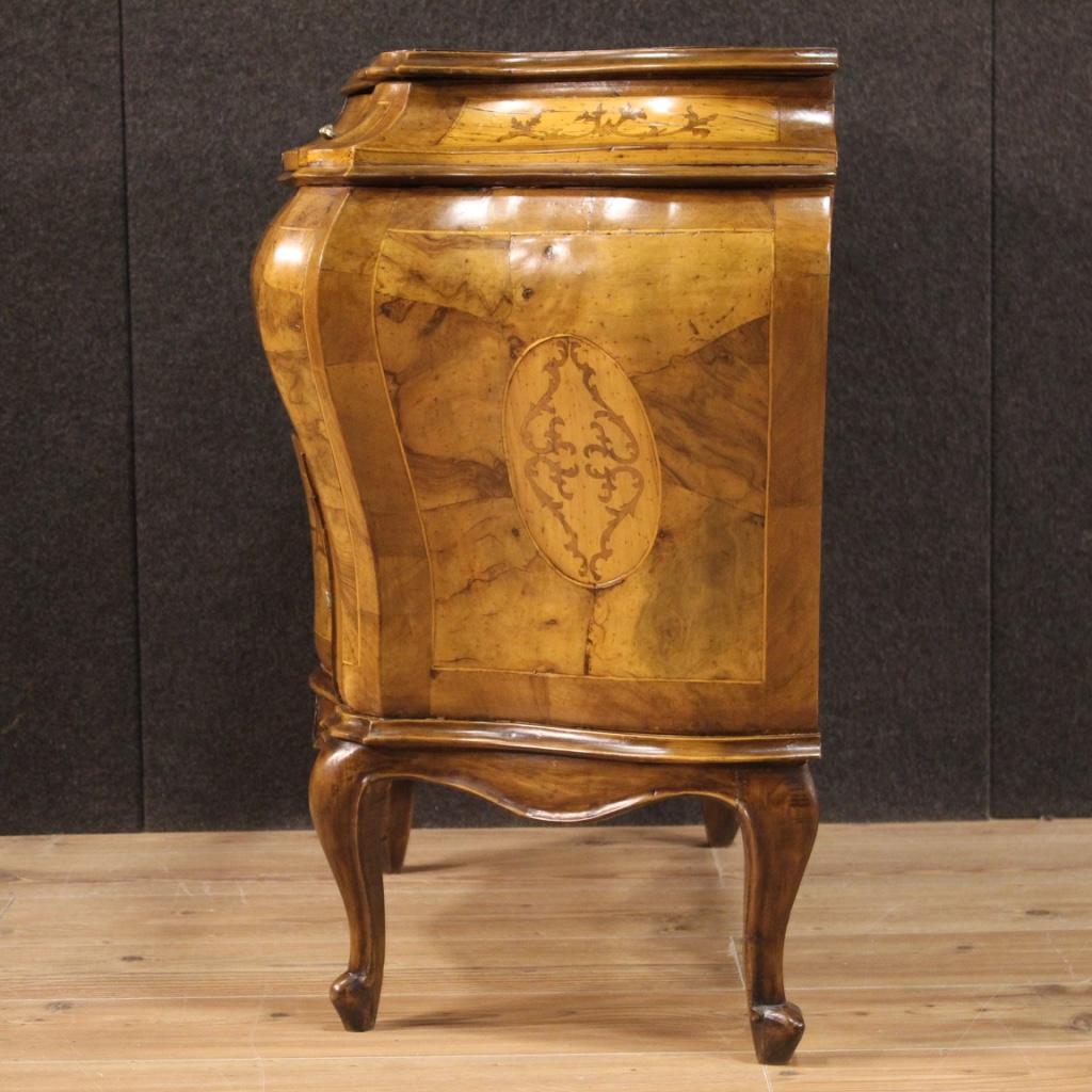 20th Century Inlaid Wood Venetian Dresser, 1950 3