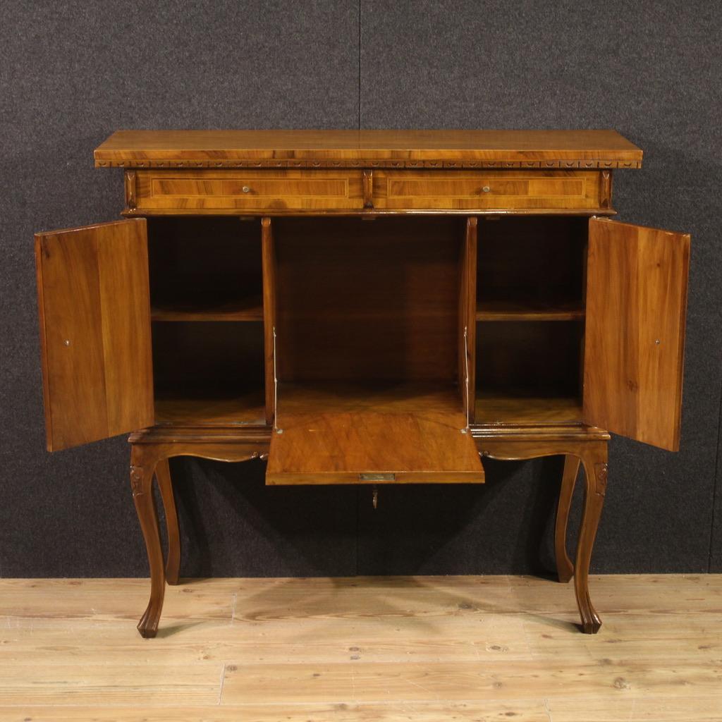 20th Century Inlaid Wood Venetian Sideboard, 1960s For Sale 5