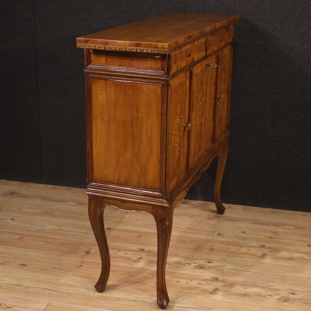 20th Century Inlaid Wood Venetian Sideboard, 1960s For Sale 7