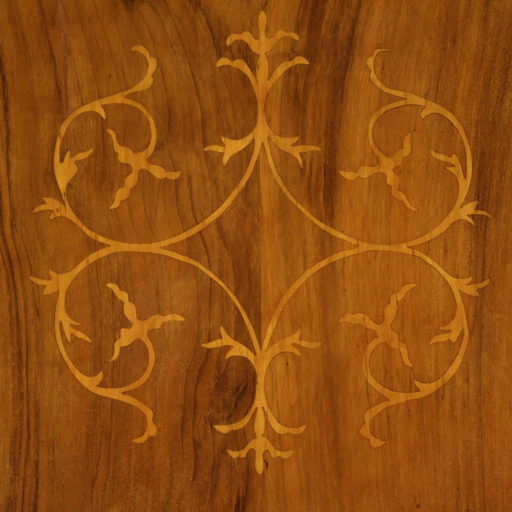 20th Century Inlaid Wood Venetian Sideboard, 1960s In Good Condition For Sale In Vicoforte, Piedmont