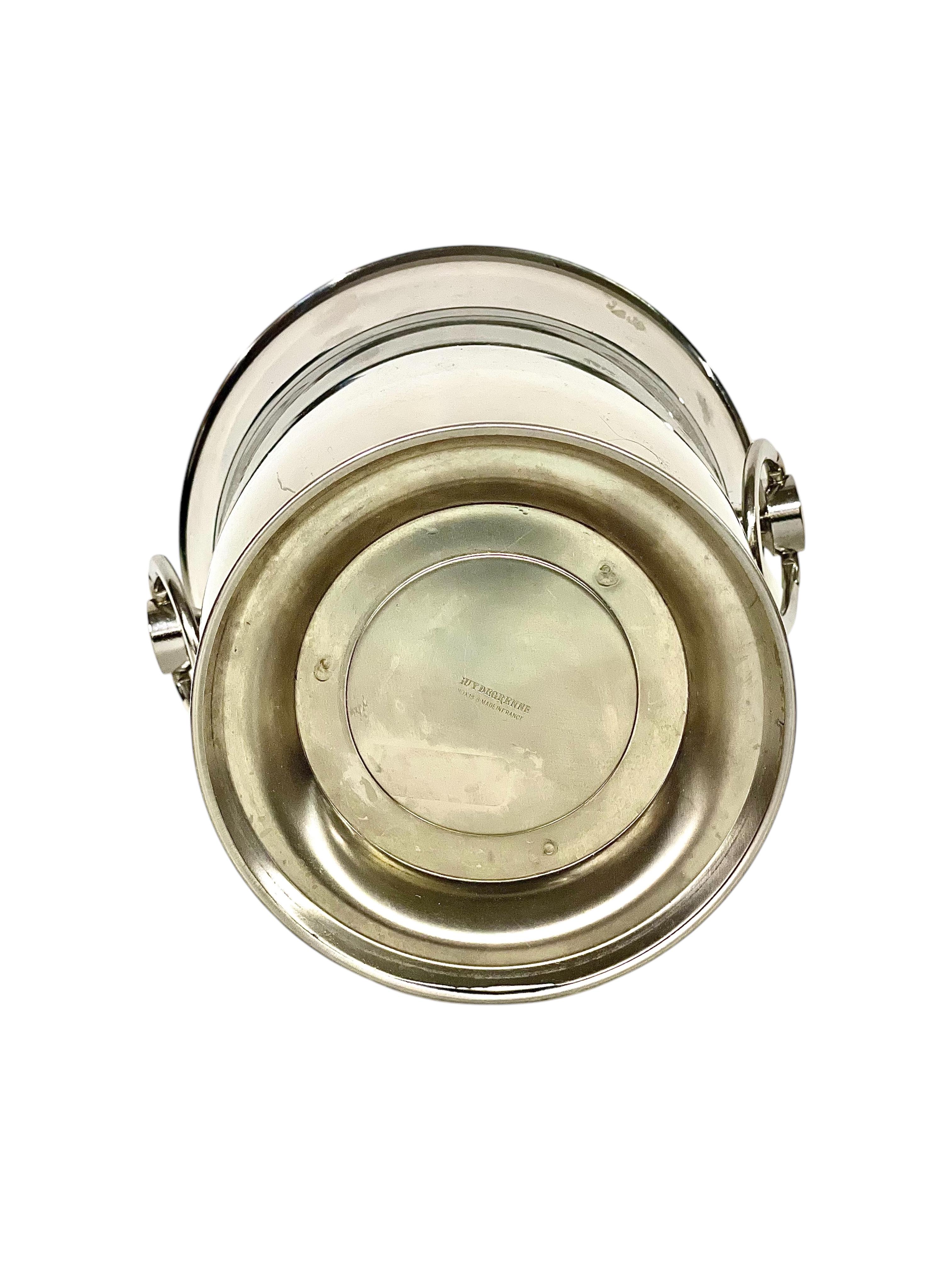 Silver-Plated Champagne Bucket by Guy Degrenne For Sale 2