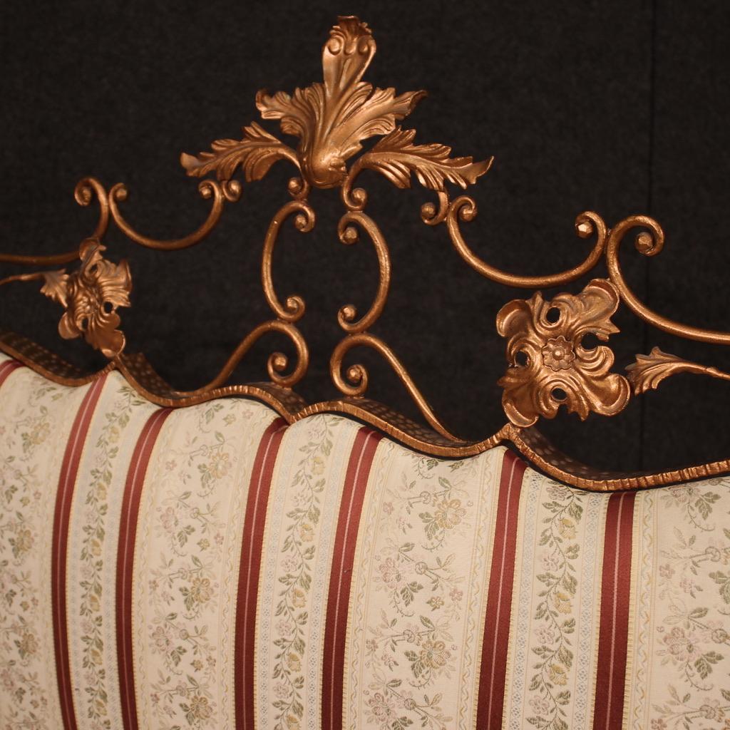 20th Century Iron and Fabric Italian Design Pier Luigi Colli Sofa, 1960 en venta 4