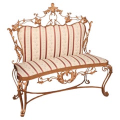 20th Century Iron and Fabric Italian Design Pier Luigi Colli Sofa, 1960