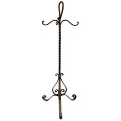 20th Century Iron Fire Tool Stand
