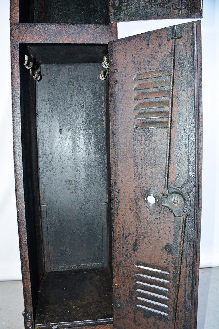 20th Century Iron Gym or School Locker For Sale at 1stDibs