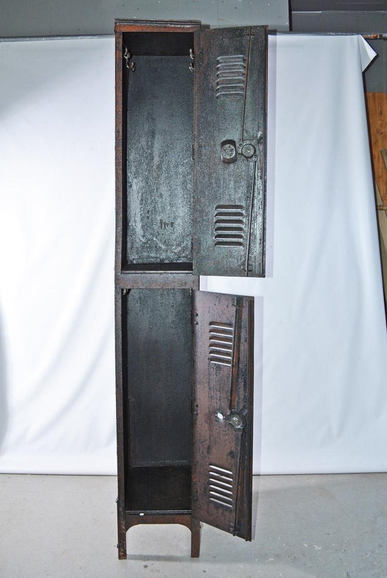 20th Century Iron Gym or School Locker For Sale at 1stDibs