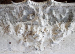 20th Century Iron Jardinière Planter with Floral Details