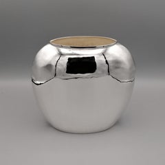 20th Century Italian Solid Silver Vase