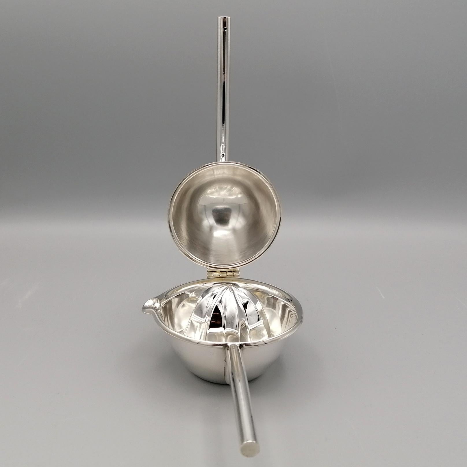 20th Century Italia Sterling Silver Juicer For Sale 2