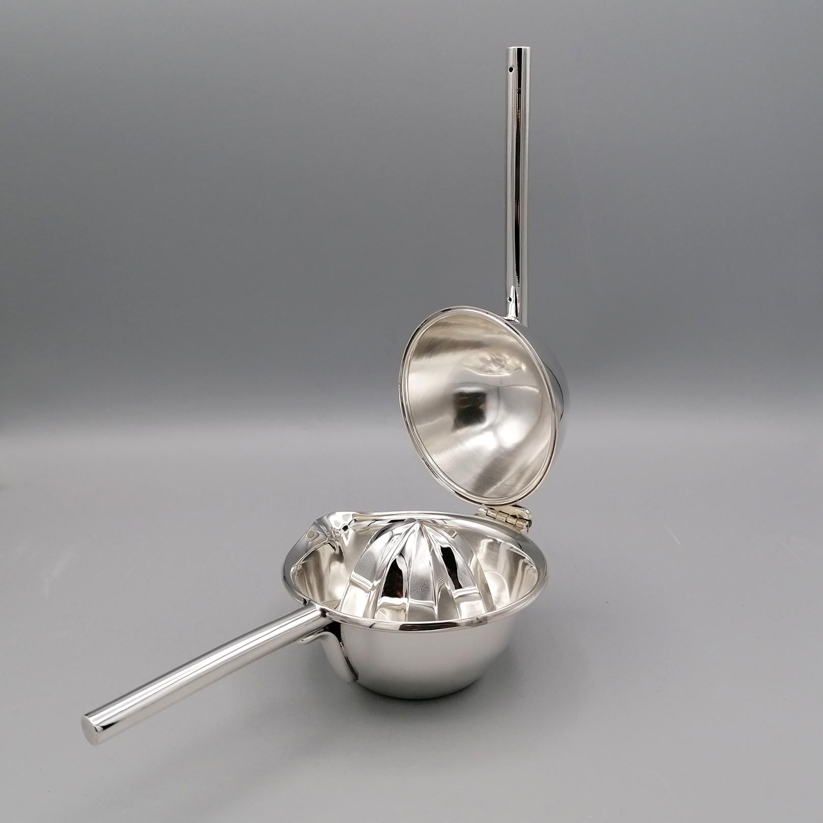 20th Century Italia Sterling Silver Juicer For Sale 4
