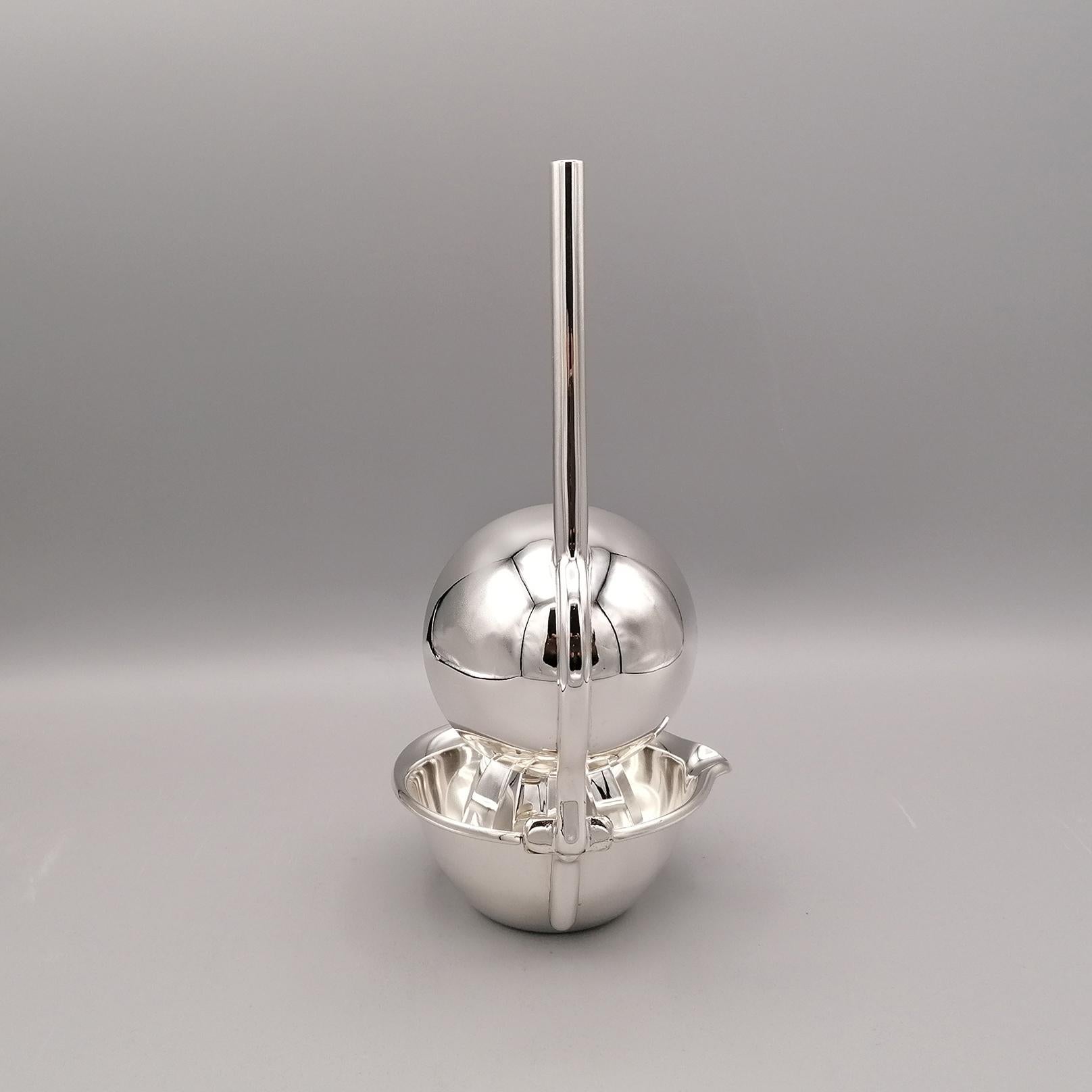 Exprimidor de plata de ley Italia del siglo XX en venta 7