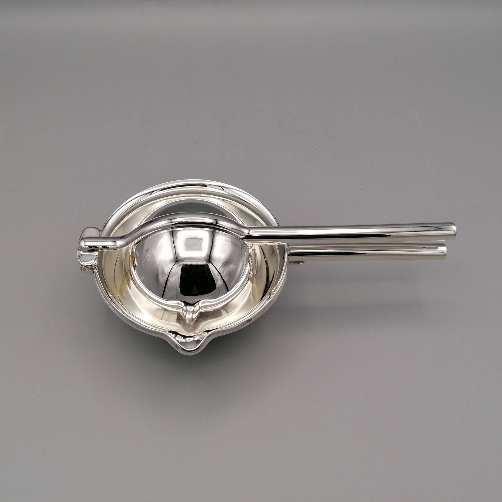 Exprimidor de plata de ley Italia del siglo XX en Excelente estado para la venta en VALENZA, IT