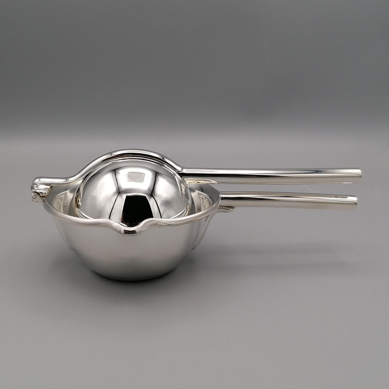 Italian 20th Century Italia Sterling Silver Juicer For Sale