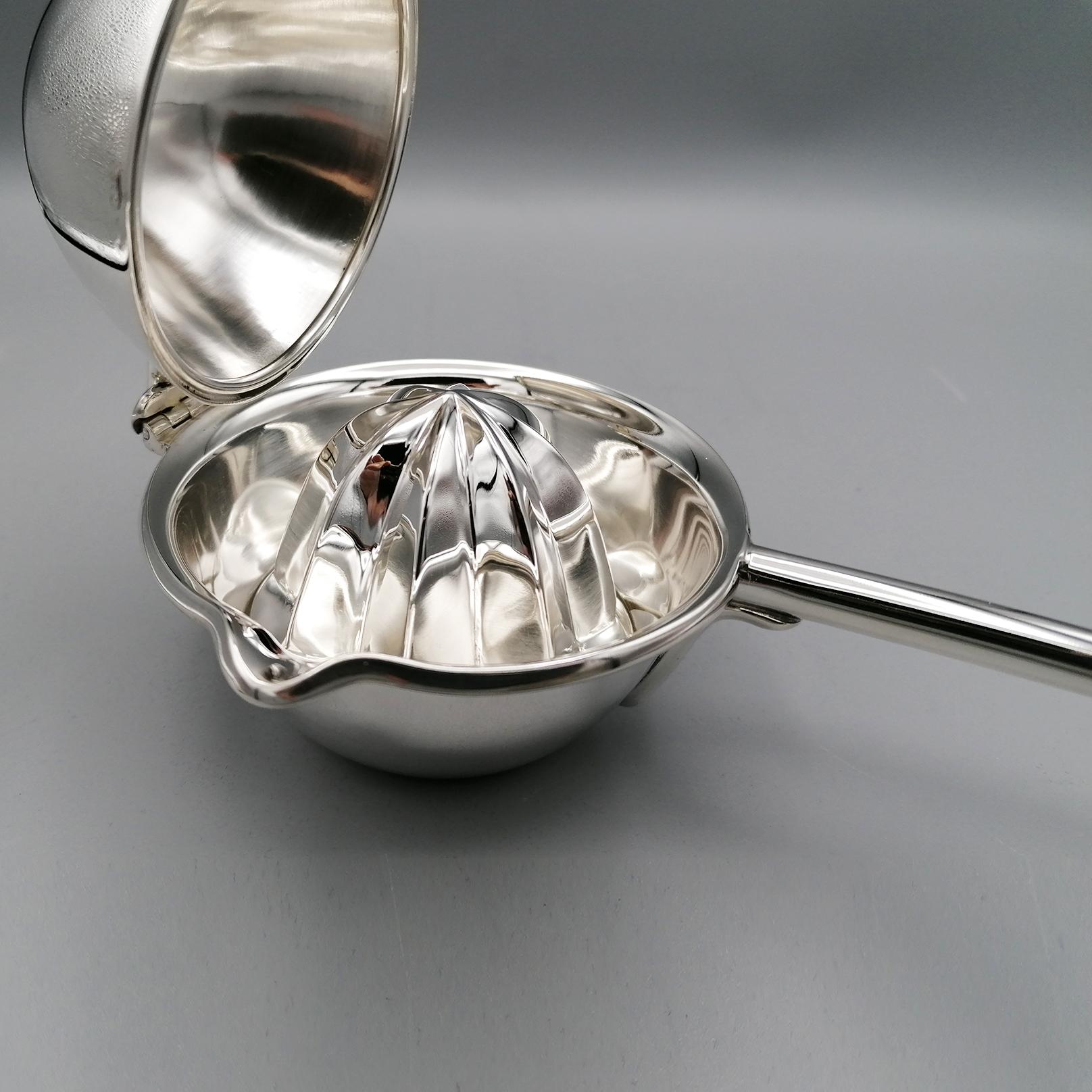 Exprimidor de plata de ley Italia del siglo XX en venta 3