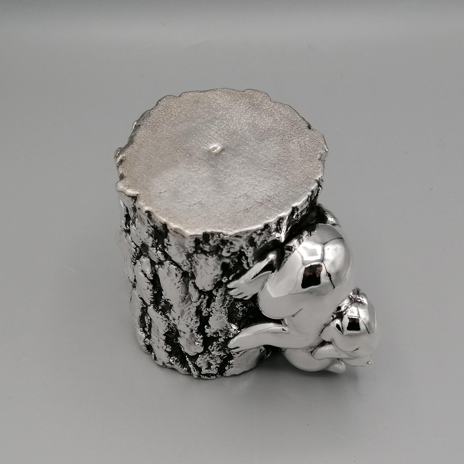 20th Century Italy Sterling Silver Mud with Koala and puppy For Sale 6