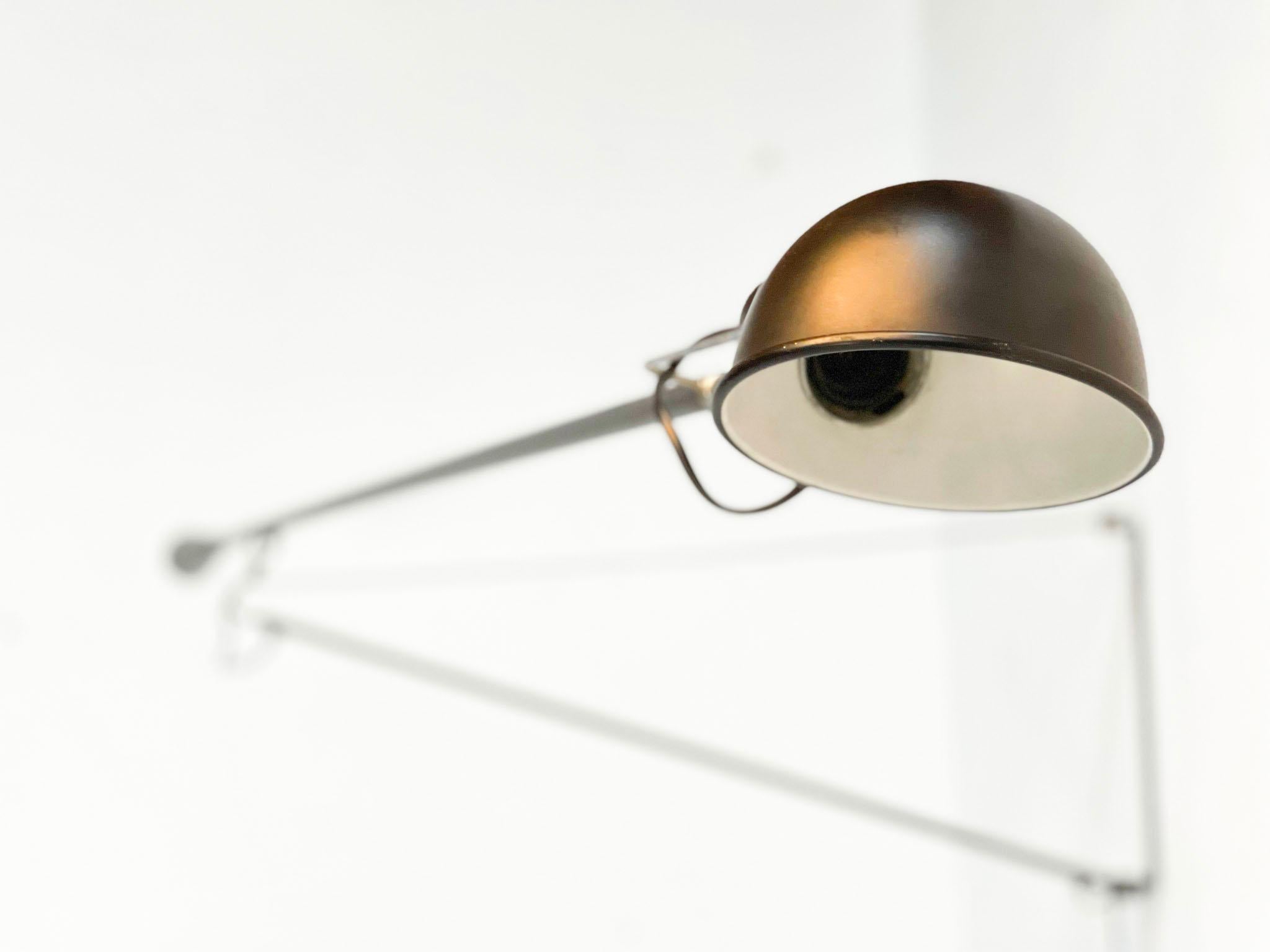 Steel 20th Century Italian 265 Wall Lamp by Paolo Rizzato for Arteluce For Sale