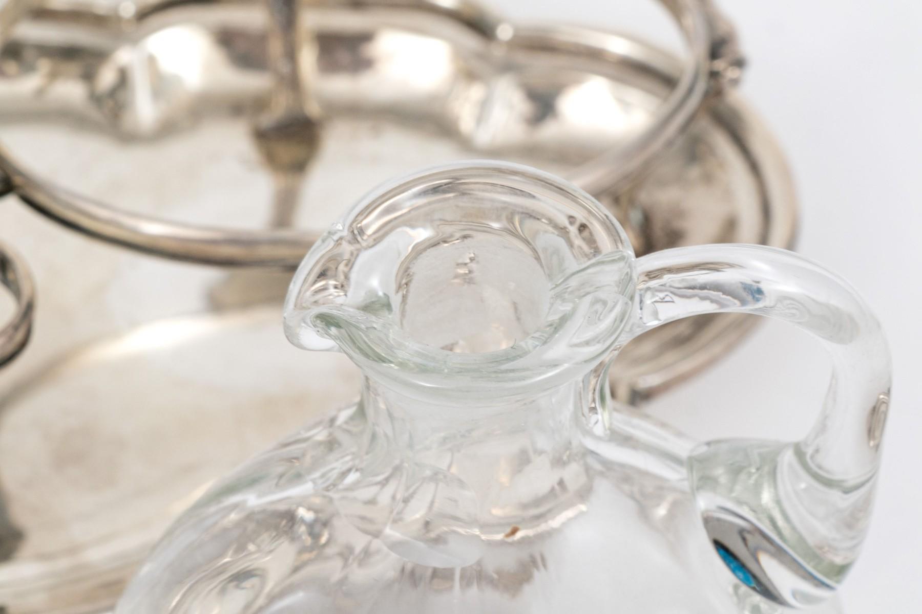 20. Jahrhundert Italienisch 800 Silver Cruet Set im Angebot 2