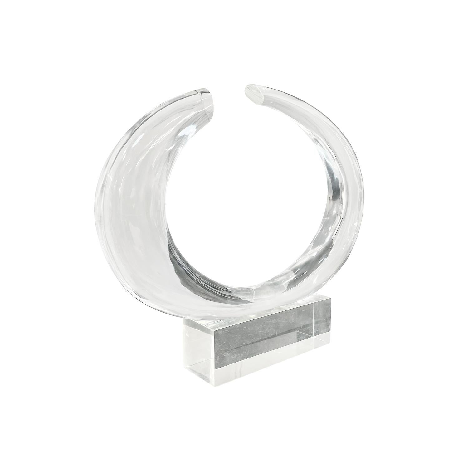 Abstrakte italienische Vintage-Muranoglas-Skulptur von Pino Signoretto aus dem 20. Jahrhundert (Moderne der Mitte des Jahrhunderts) im Angebot