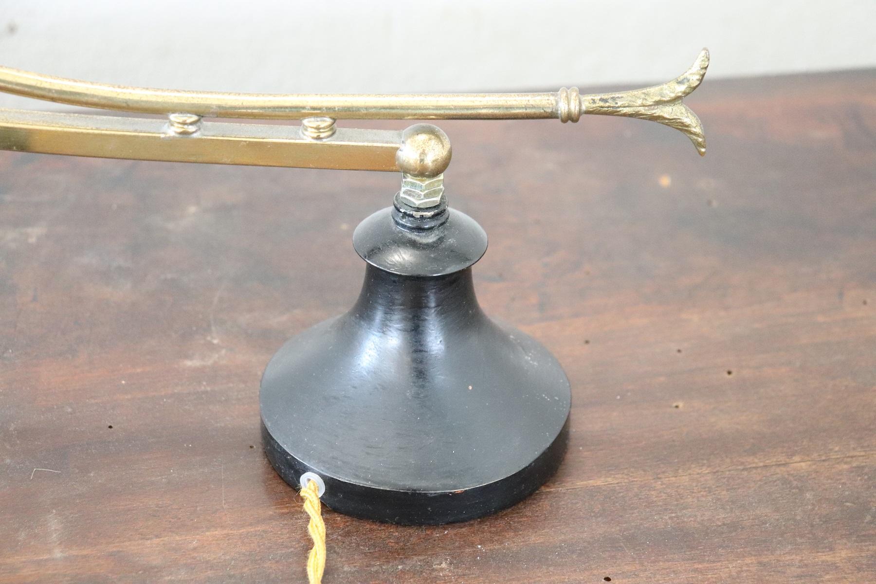 20th Century Italian Art Deco Gilded Bronze Table Lamp 2