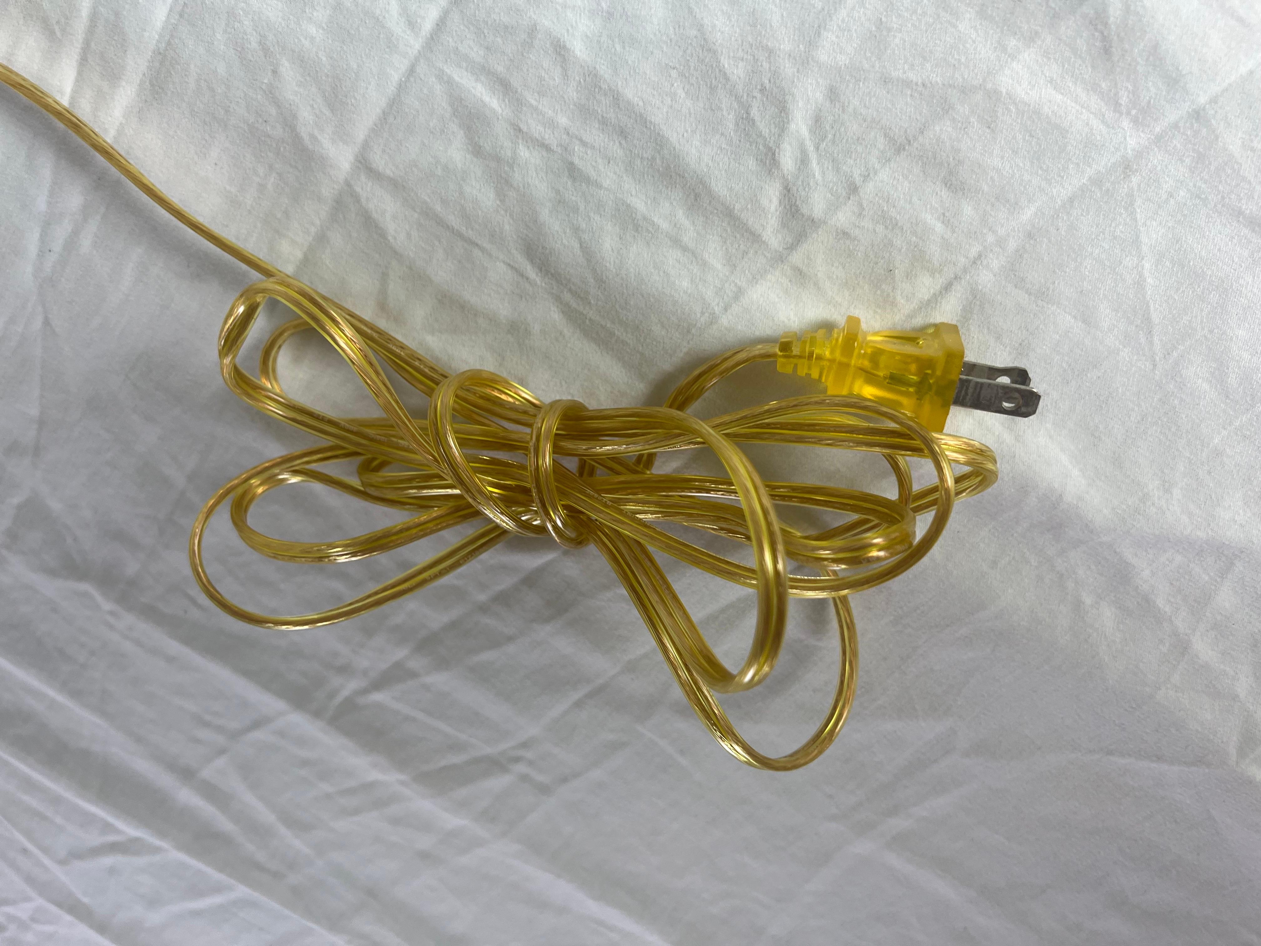 20th Century Italian Art Glass Lamps with Parchment Shades, Pair For Sale 4