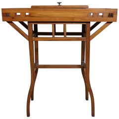 20th Century Italian Art Nouveau Sewing Table or Side Table