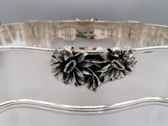 20th Century Italian Barocco Sterling Silver Centerpiece with Handles