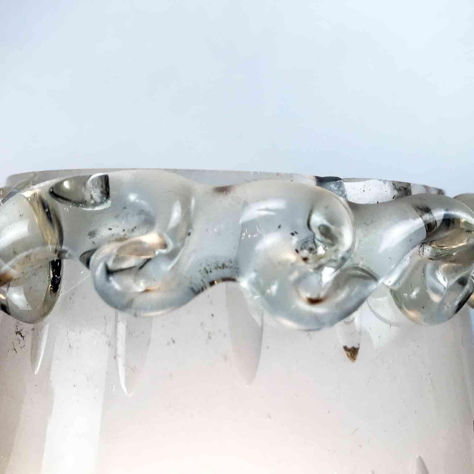 Siglo XX Araña italiana Barovier Toso de cristal de Murano veneciano Art Decó en venta 9